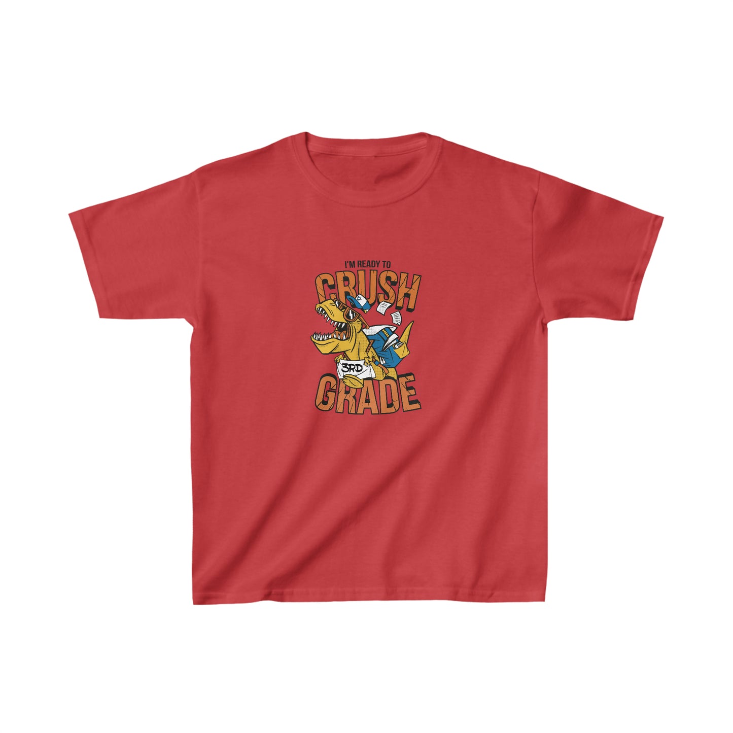 Roaring Through School 3| Second Grade Kids Heavy Cotton™ Tee