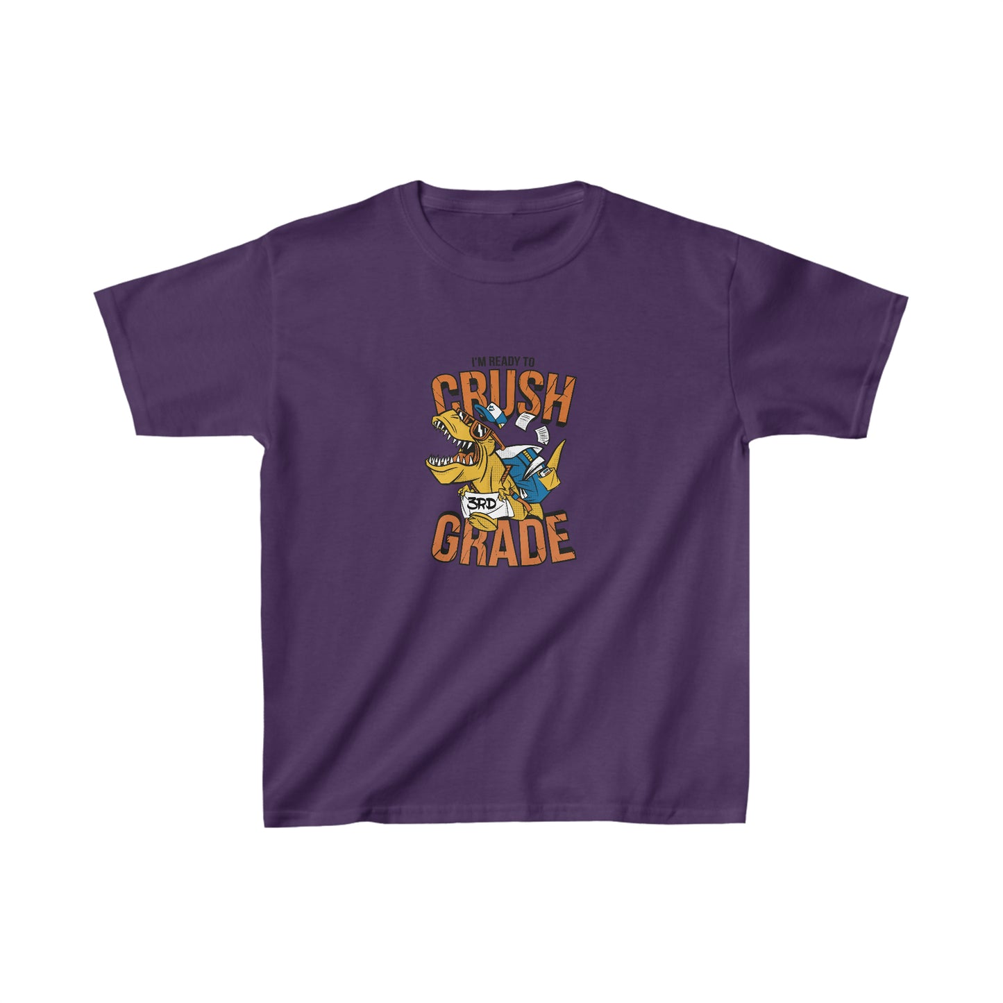 Roaring Through School 3| Second Grade Kids Heavy Cotton™ Tee