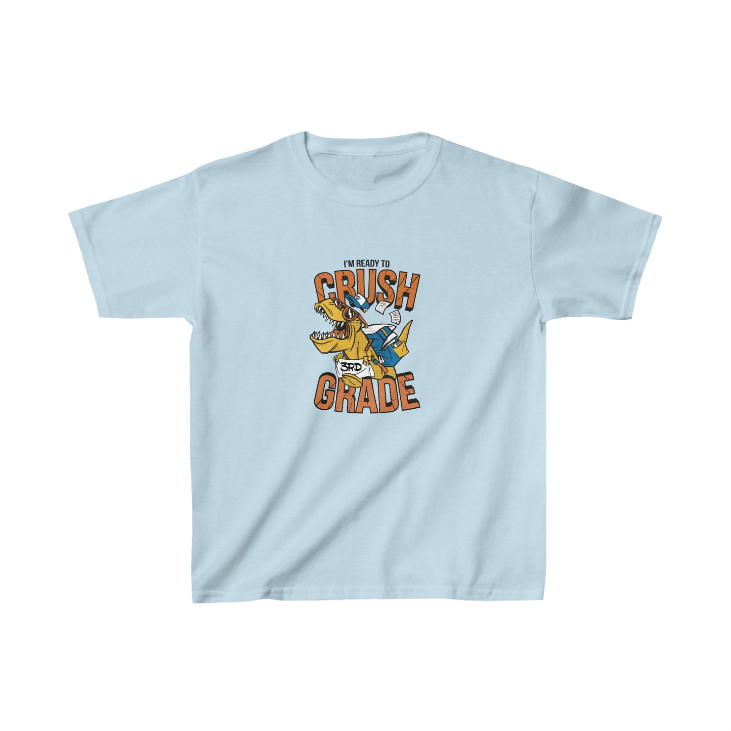 Roaring Through School 3| Second Grade Kids Heavy Cotton™ Tee