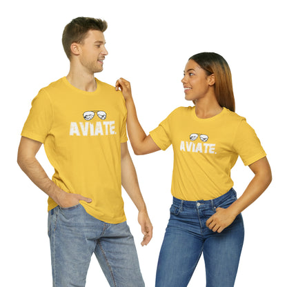 Airplane Pilot Aviate Glasses Shirt | Aviation T-Shirt