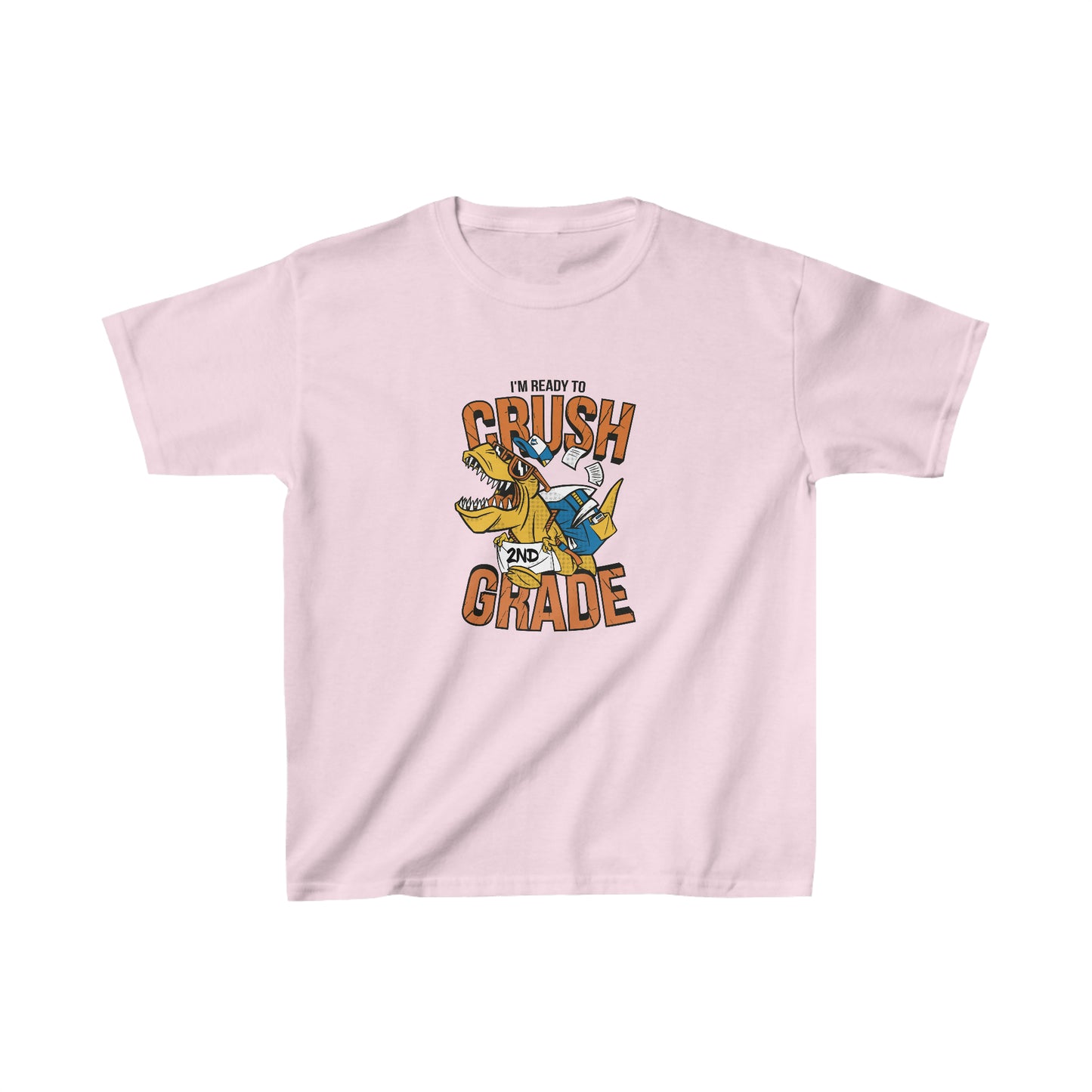 Roaring Through School 2 | First Grade Kids Heavy Cotton™ Tee