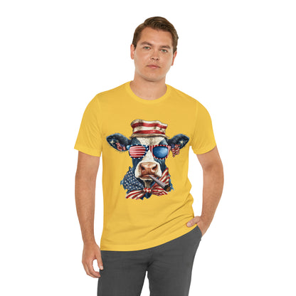 Freedom Cow Unisex Shirt | July 4th Independence Day T-Shirt