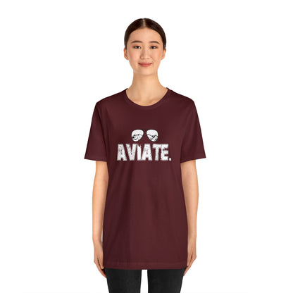 Airplane Pilot Aviate Glasses Shirt | Aviation T-Shirt