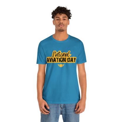 National Aviation Day Yellow Shirt | Airplane Pilot T-Shirt