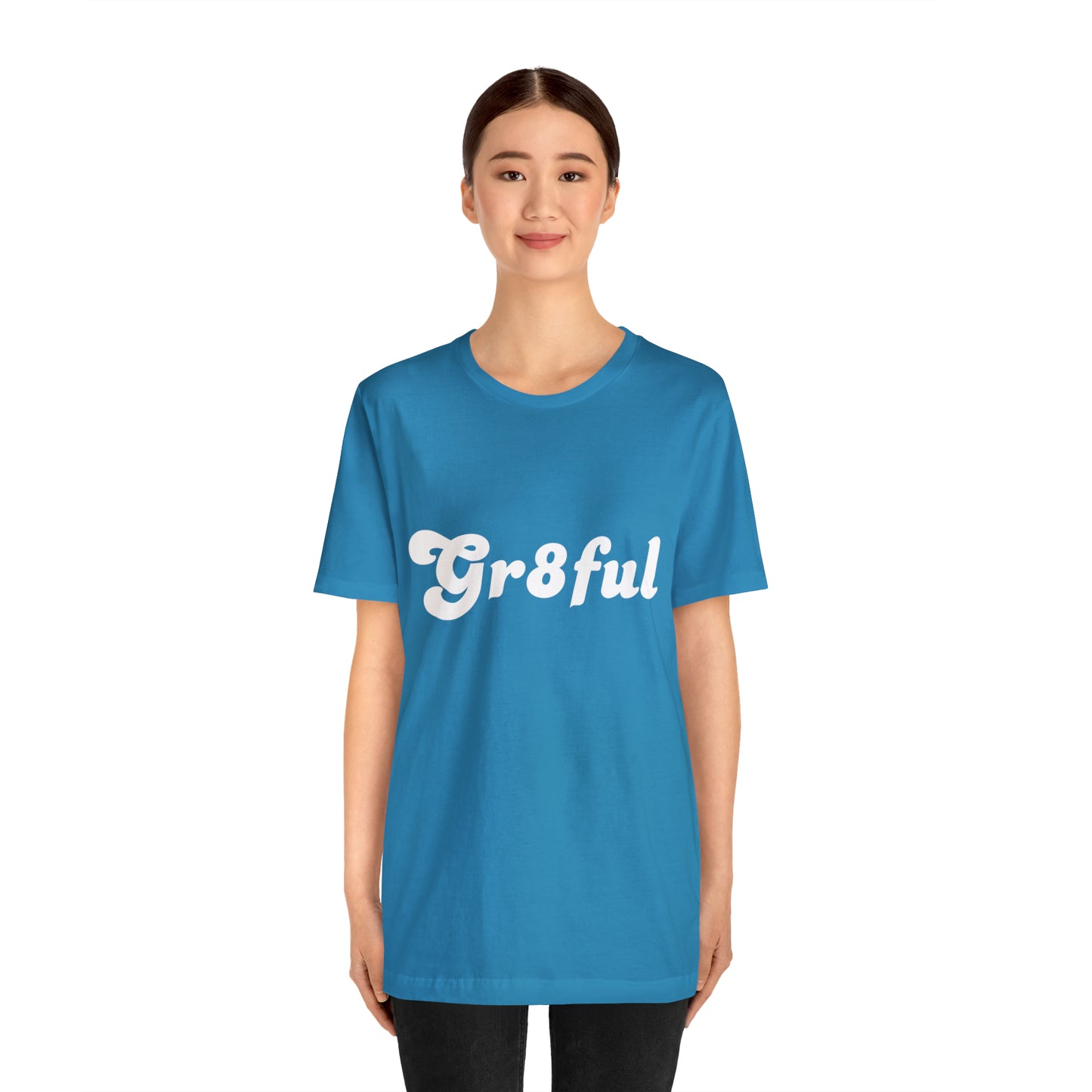 Grateful Statement Shirt | Uplifting Gr8ful T-Shirt