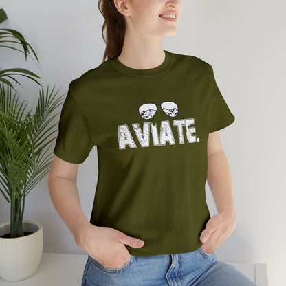 Airplane Pilot Aviate Glasses Shirt | Aviation T-Shirt