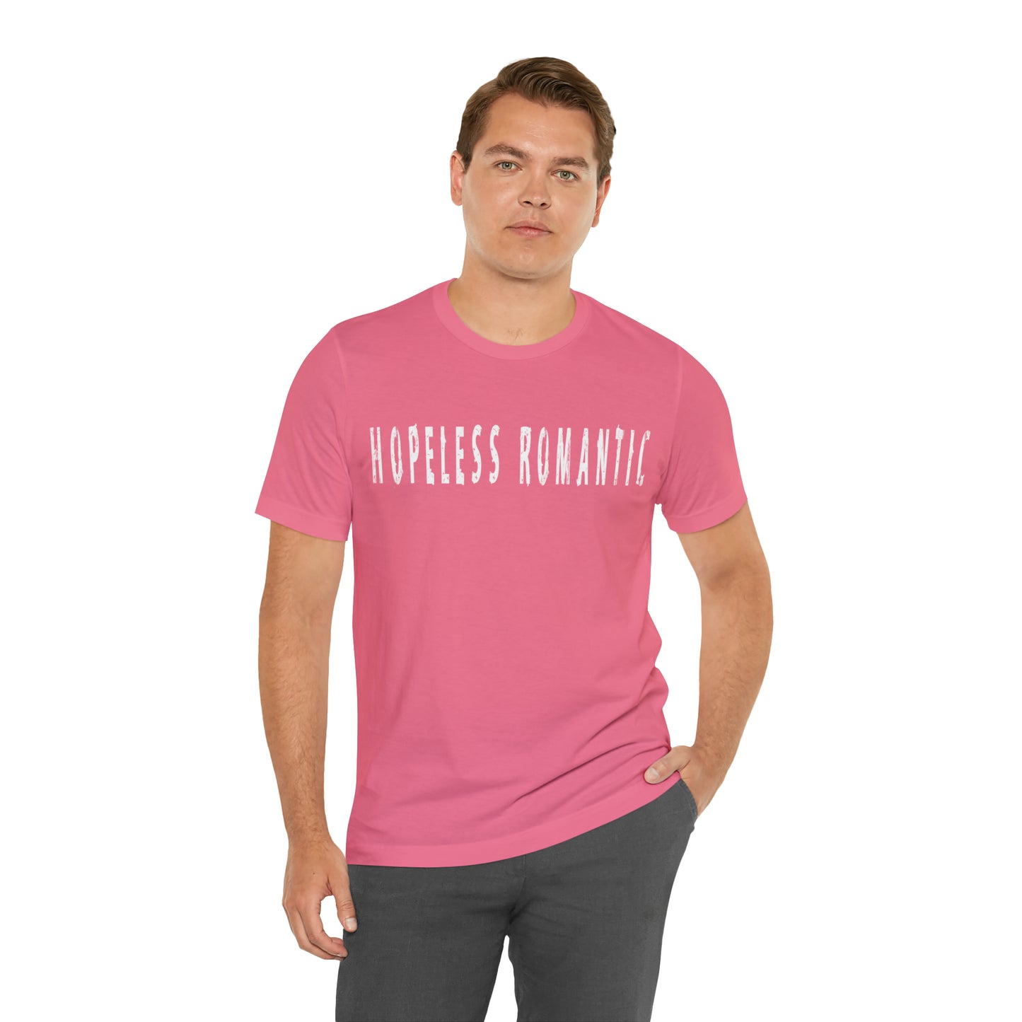 Hopeless Romantic Funny Shirt | Hilarious Hopeless Romantic Statement T-Shirt