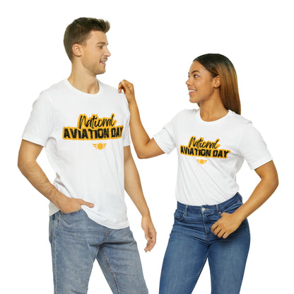 National Aviation Day Yellow Shirt | Airplane Pilot T-Shirt