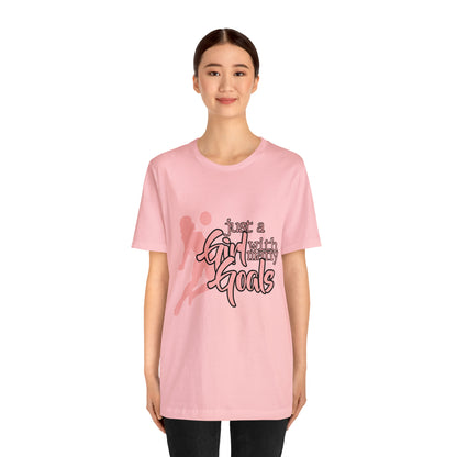 A Girl With Many Goals Shirt | Soccer Girl T-Shirt