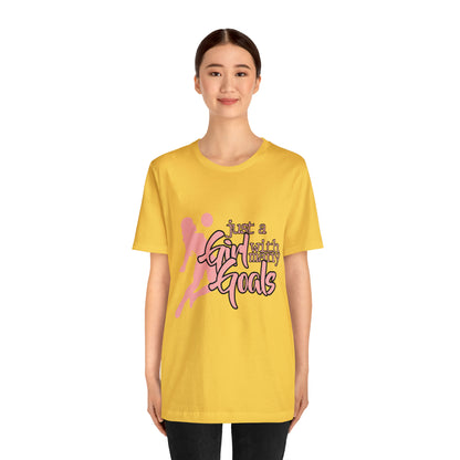 A Girl With Many Goals Shirt | Soccer Girl T-Shirt