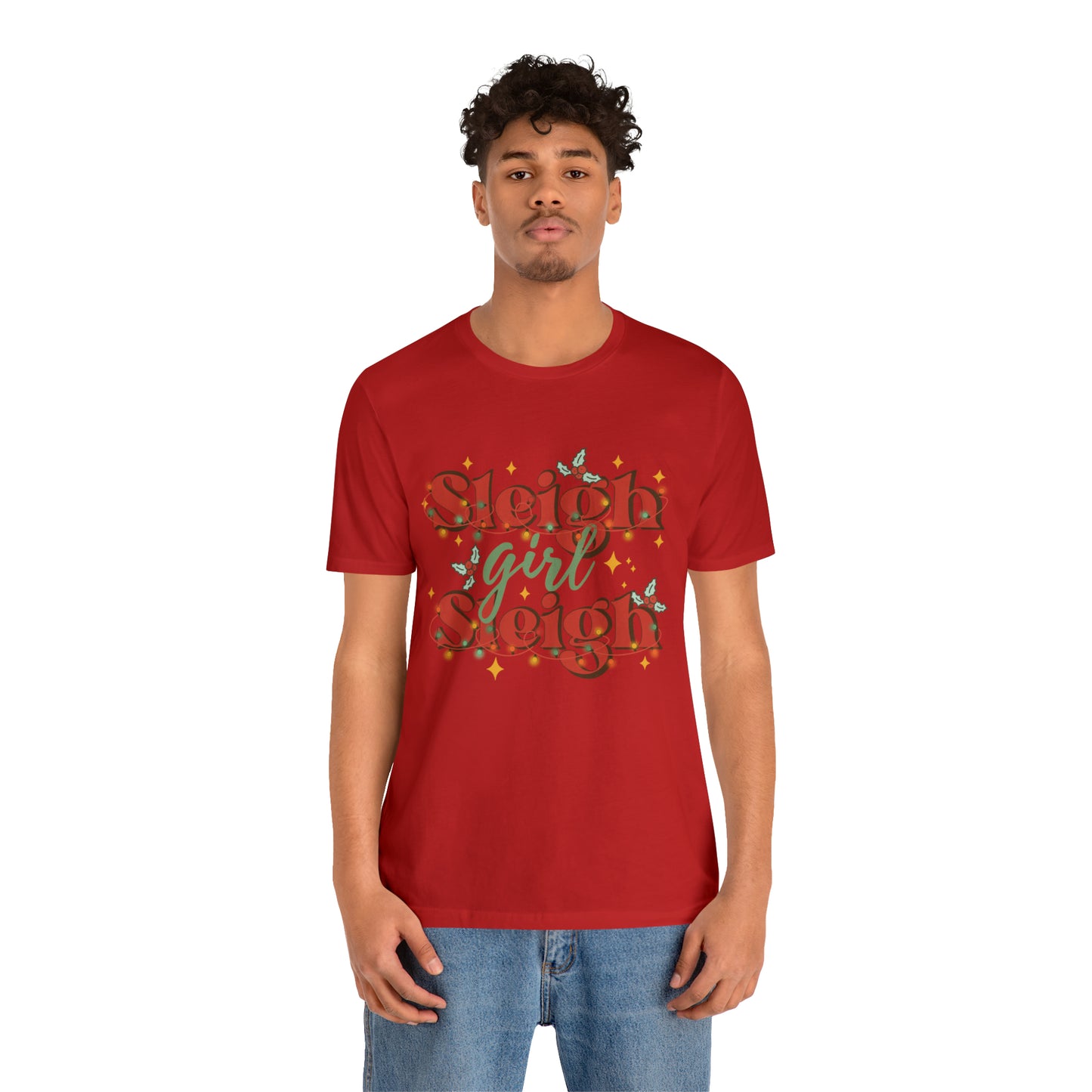 Slay Christmas Shirt for Women | Sleigh Girl Sleigh | Funny Pun for Christmas T-shirt