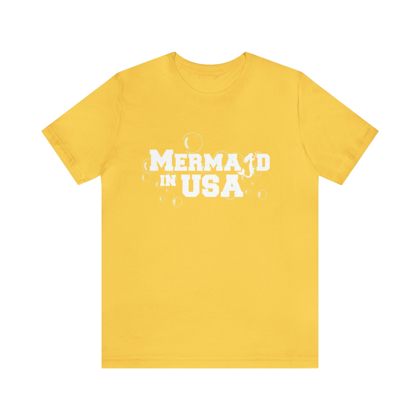 Mermaid in USA July 4th Shirt | July 4th Independence Statement T-Shirt