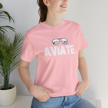 Airplane Pilot Aviate Glasses Shirt | Aviation T-Shirt