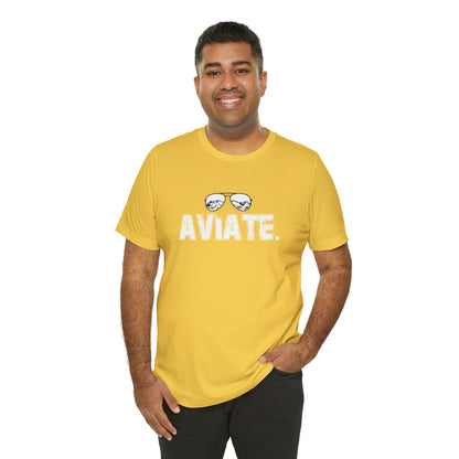 Airplane Pilot Aviate Glasses Shirt | Aviation T-Shirt