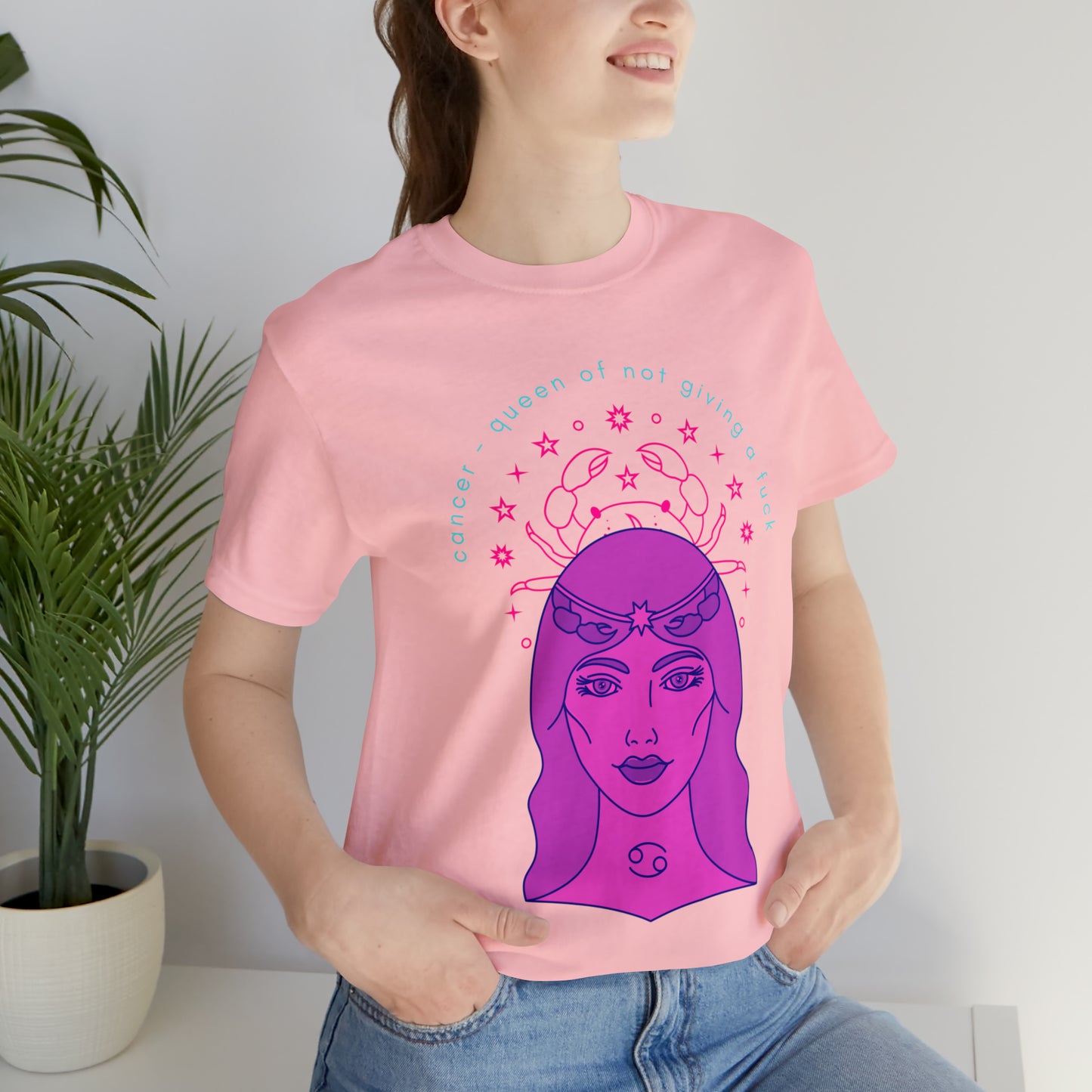 Cancer Zodiac Don't Give a Fuck Shirt | Zodiac Sign Statement T-Shirt