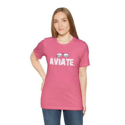 Airplane Pilot Aviate Glasses Shirt | Aviation T-Shirt