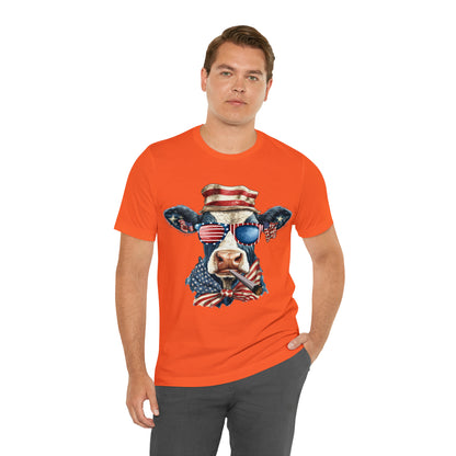 Freedom Cow Unisex Shirt | July 4th Independence Day T-Shirt