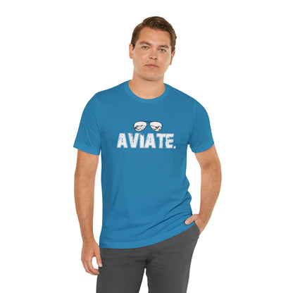 Airplane Pilot Aviate Glasses Shirt | Aviation T-Shirt