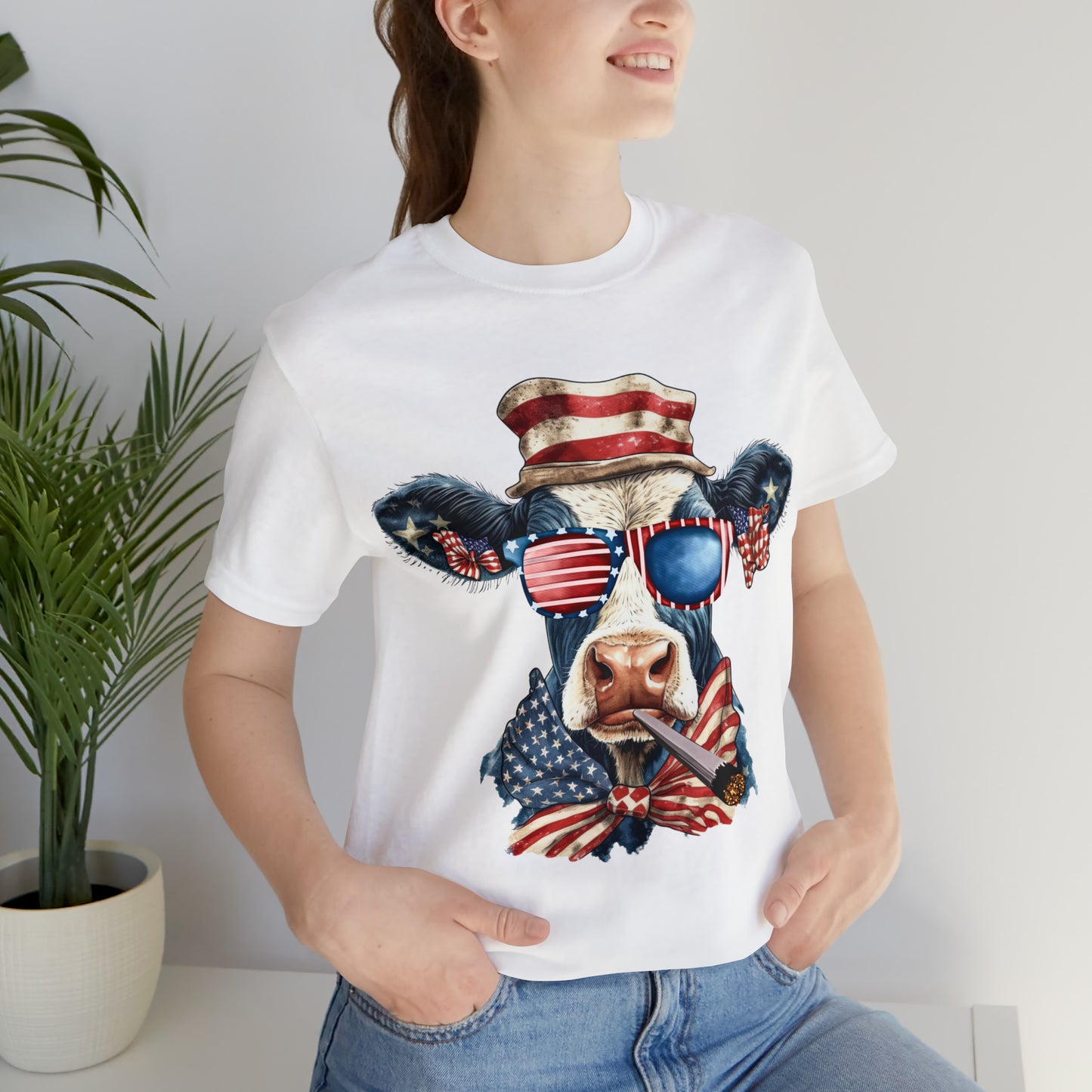 Freedom Cow Unisex Shirt | July 4th Independence Day T-Shirt