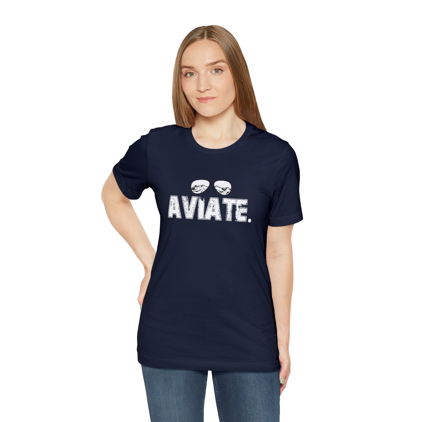 Airplane Pilot Aviate Glasses Shirt | Aviation T-Shirt