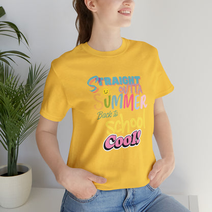 Back to School Cool Shirt | Out of Summer, Back to School Unisex T-Shirt