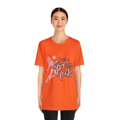 A Girl With Many Goals Shirt | Soccer Girl T-Shirt