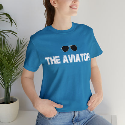 The Aviator Pilot Glasses Shirt | Airplane Pilot T-Shirt