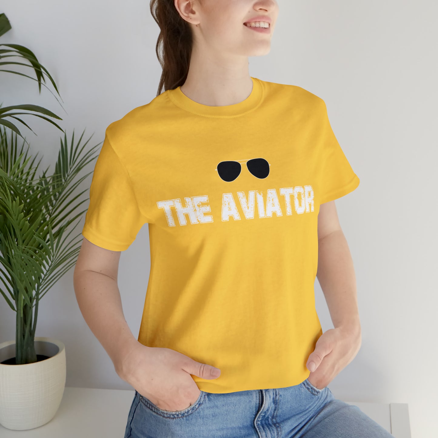 The Aviator Pilot Glasses Shirt | Airplane Pilot T-Shirt