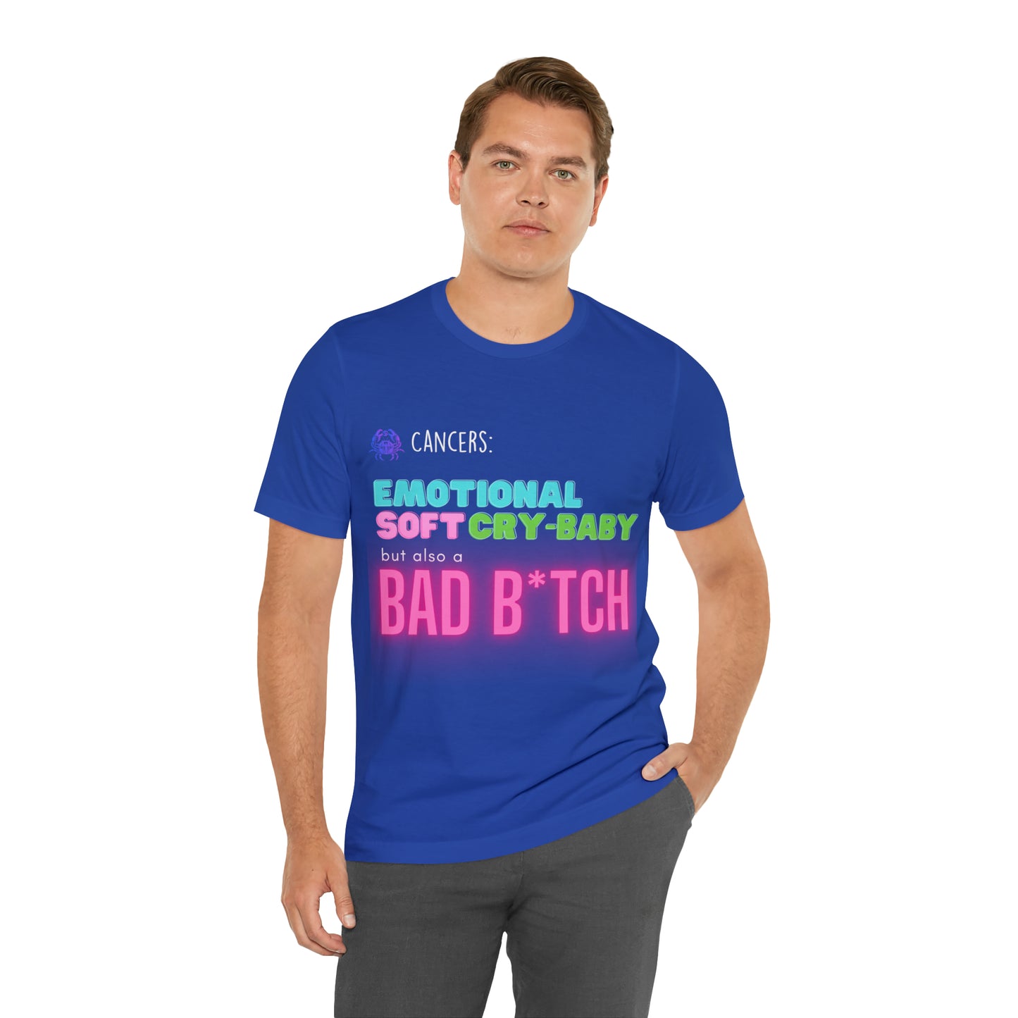 Cancer Zodiac Bad Bitch Shirt | Funny Zodiac Astrology Statement T-Shirt