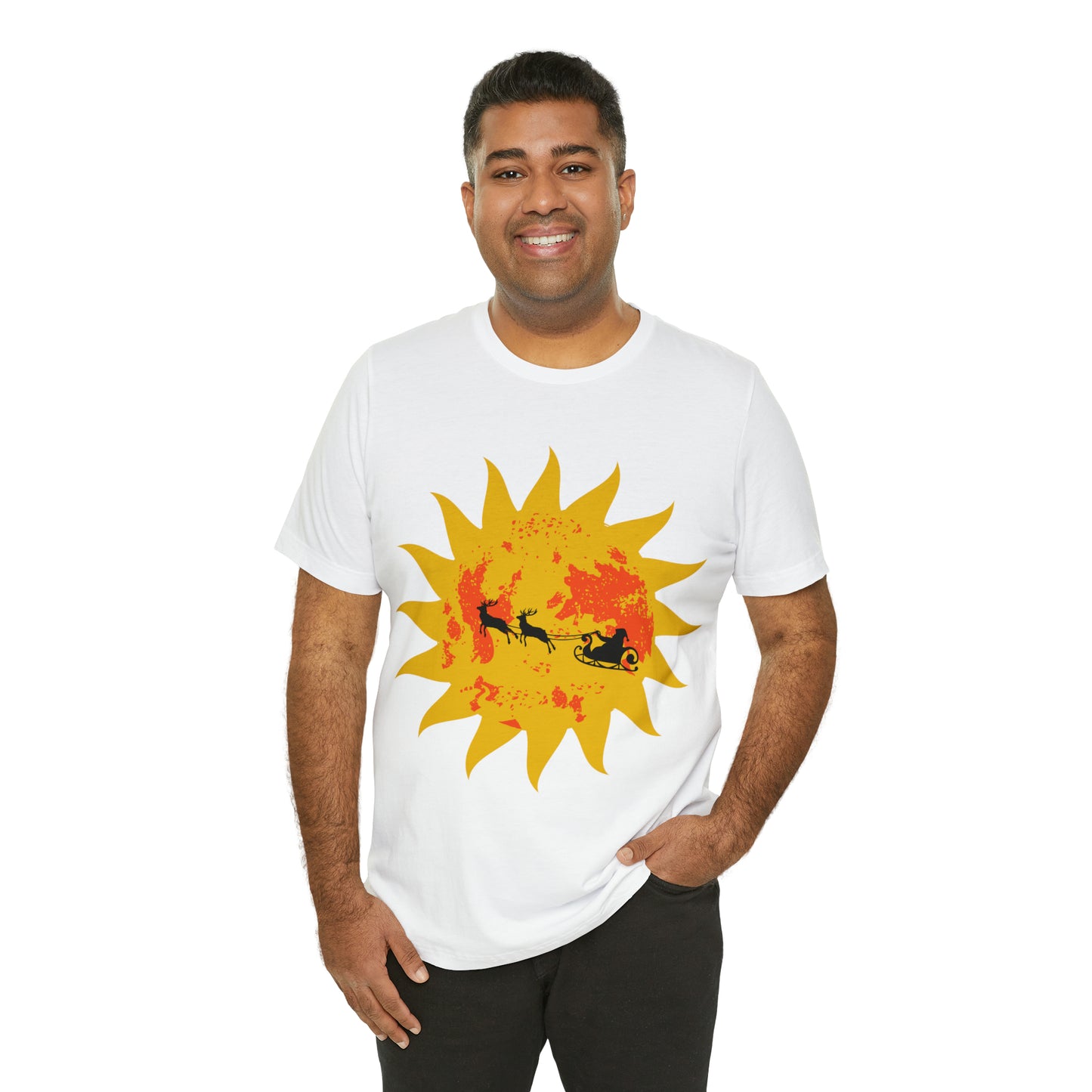 Santa in the Sun Shirt | Christmas in July Statement T-Shirt