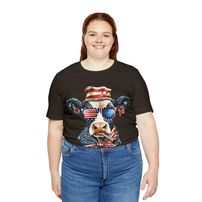 Freedom Cow Unisex Shirt | July 4th Independence Day T-Shirt