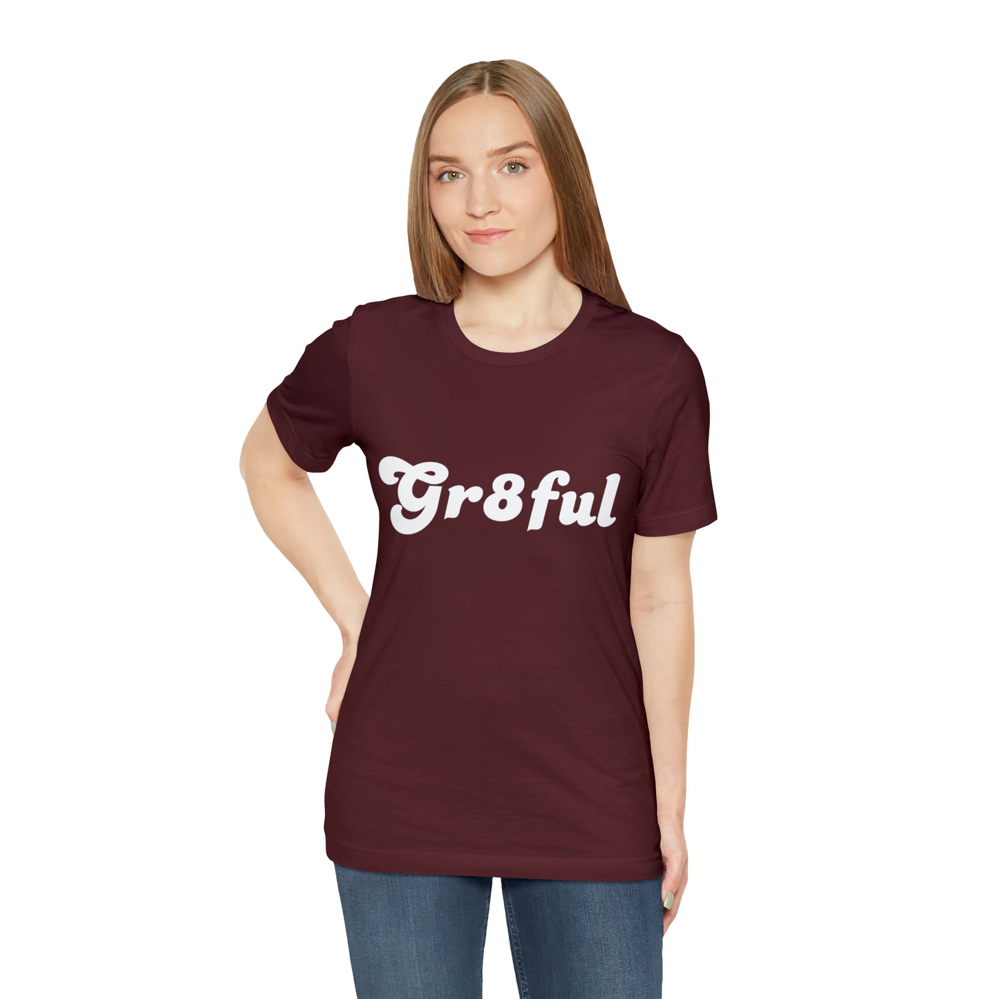 Grateful Statement Shirt | Uplifting Gr8ful T-Shirt