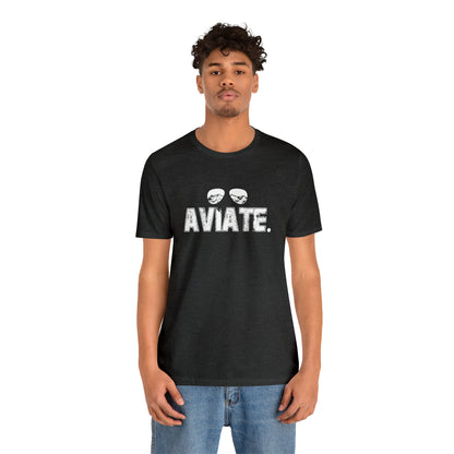 Airplane Pilot Aviate Glasses Shirt | Aviation T-Shirt