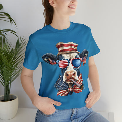 Freedom Cow Unisex Shirt | July 4th Independence Day T-Shirt