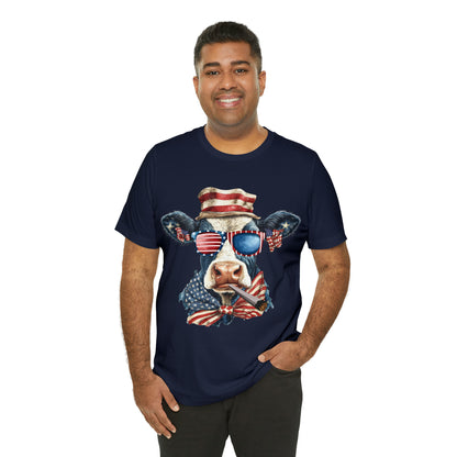 Freedom Cow Unisex Shirt | July 4th Independence Day T-Shirt