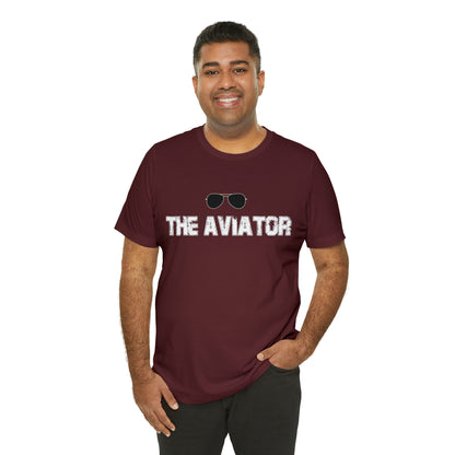 The Aviator Pilot Glasses Shirt | Airplane Pilot T-Shirt