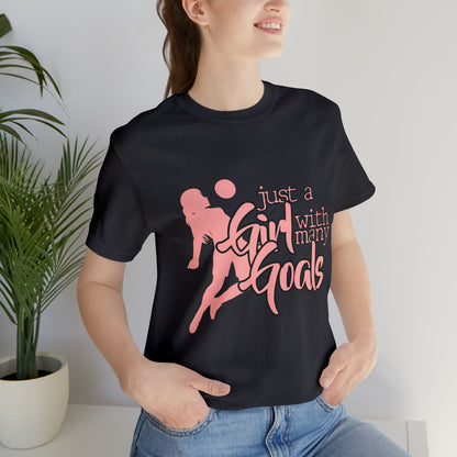 A Girl With Many Goals Shirt | Soccer Girl T-Shirt