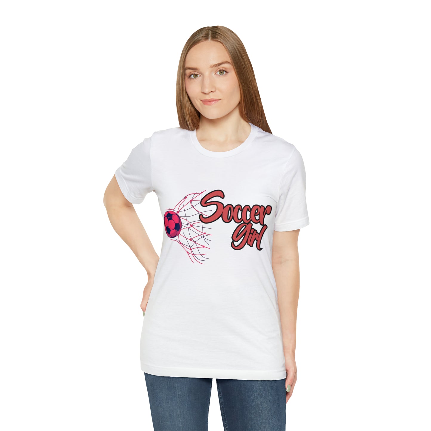 I Play Soccer Like a Girl Pink Shirt | Soccer Girl Try To Keep Up T-Shirt