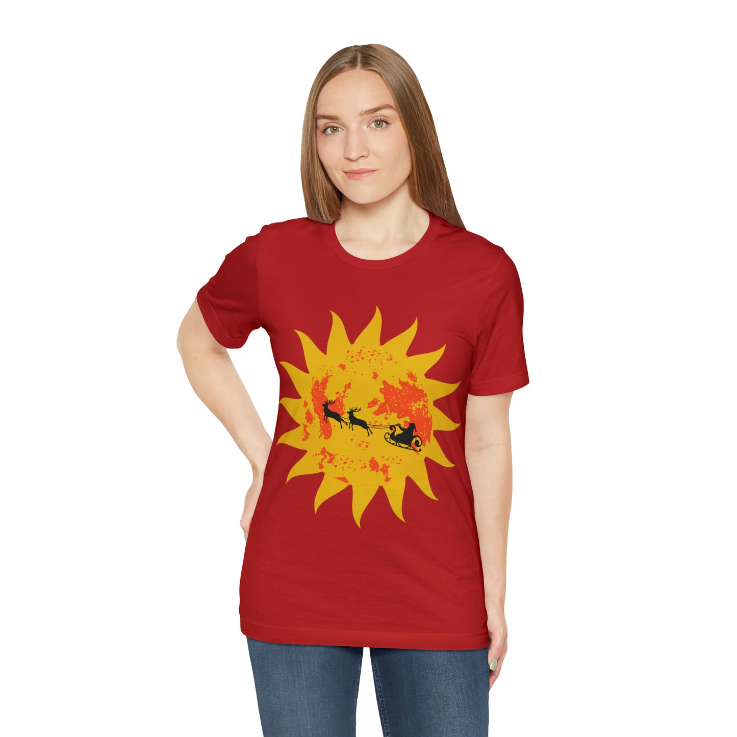 Santa in the Sun Shirt | Christmas in July Statement T-Shirt