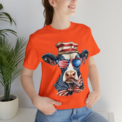 Freedom Cow Unisex Shirt | July 4th Independence Day T-Shirt