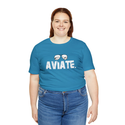 Airplane Pilot Aviate Glasses Shirt | Aviation T-Shirt