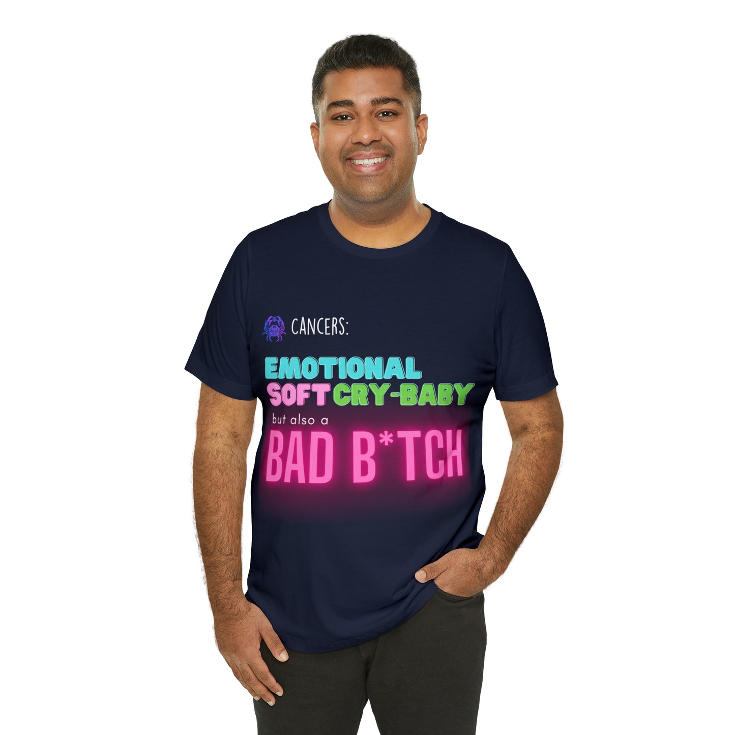 Cancer Zodiac Bad Bitch Shirt | Funny Zodiac Astrology Statement T-Shirt