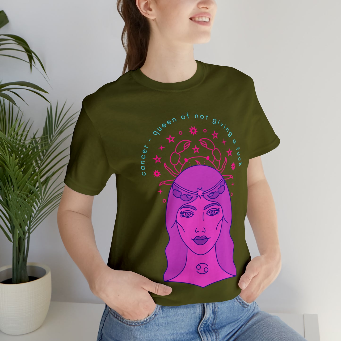 Cancer Zodiac Don't Give a Fuck Shirt | Zodiac Sign Statement T-Shirt