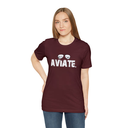 Airplane Pilot Aviate Glasses Shirt | Aviation T-Shirt