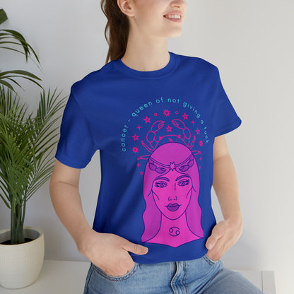 Cancer Zodiac Don't Give a Fuck Shirt | Zodiac Sign Statement T-Shirt