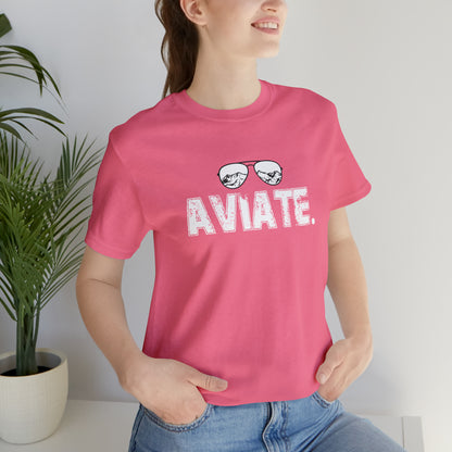 Airplane Pilot Aviate Glasses Shirt | Aviation T-Shirt