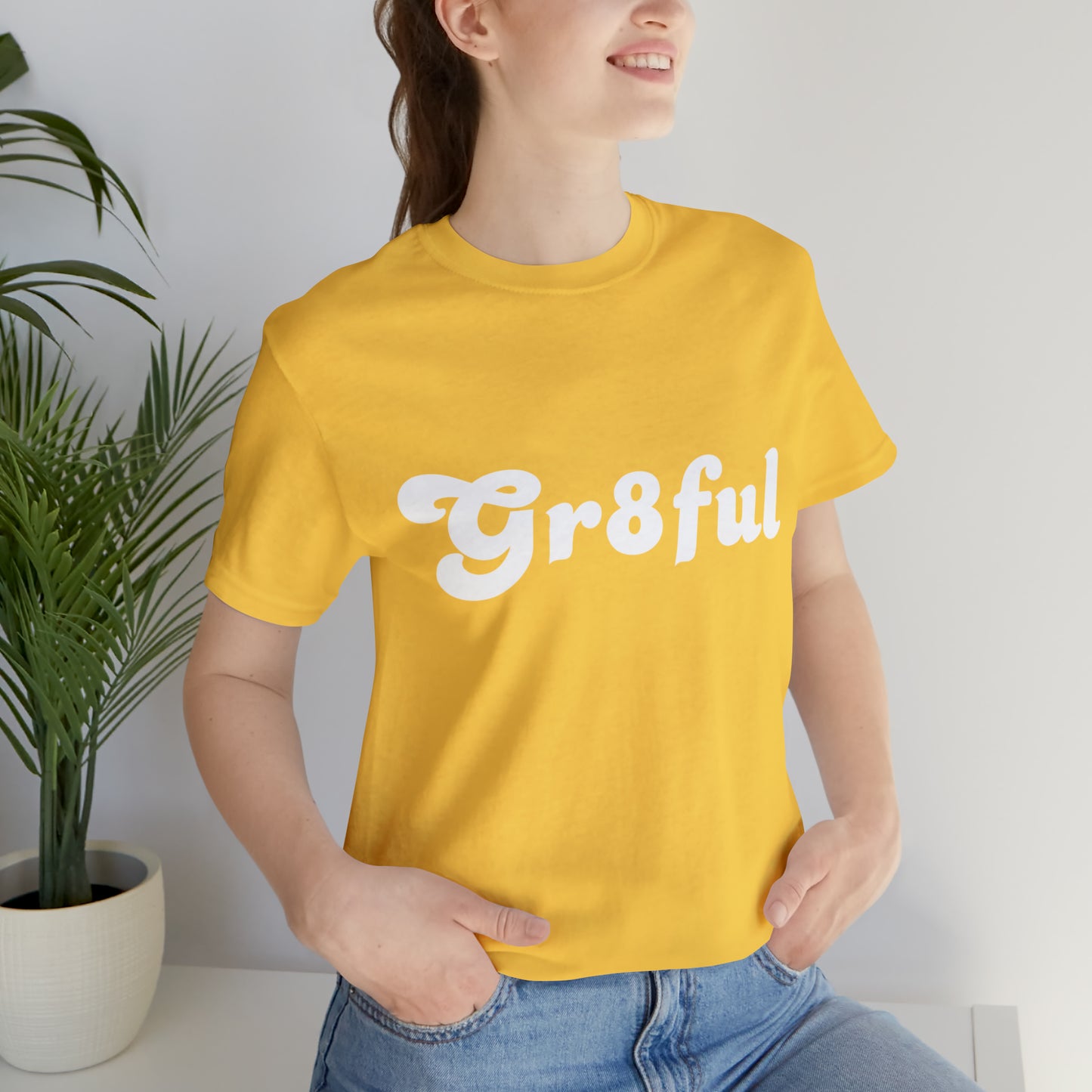 Grateful Statement Shirt | Uplifting Gr8ful T-Shirt