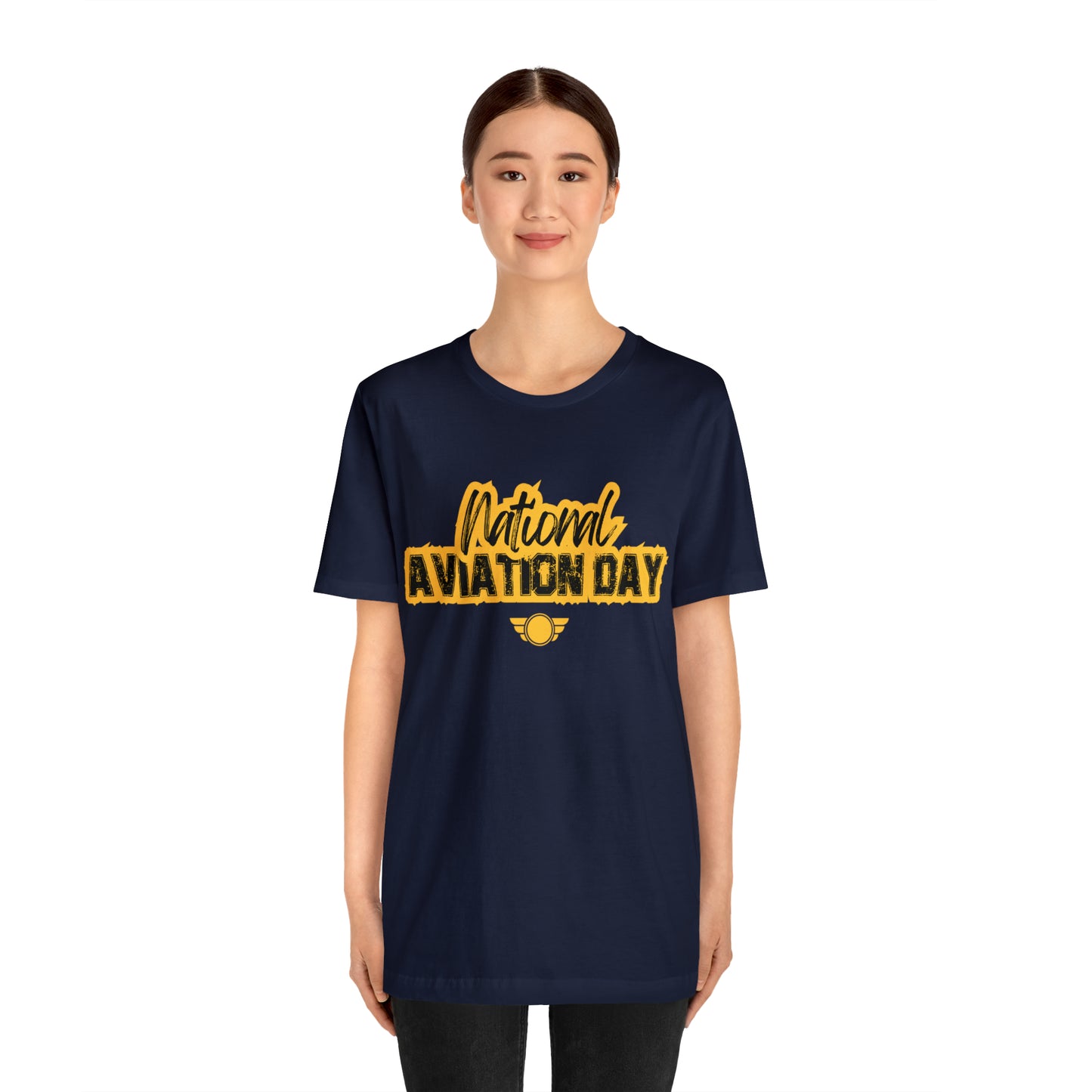 National Aviation Day Yellow Shirt | Airplane Pilot T-Shirt