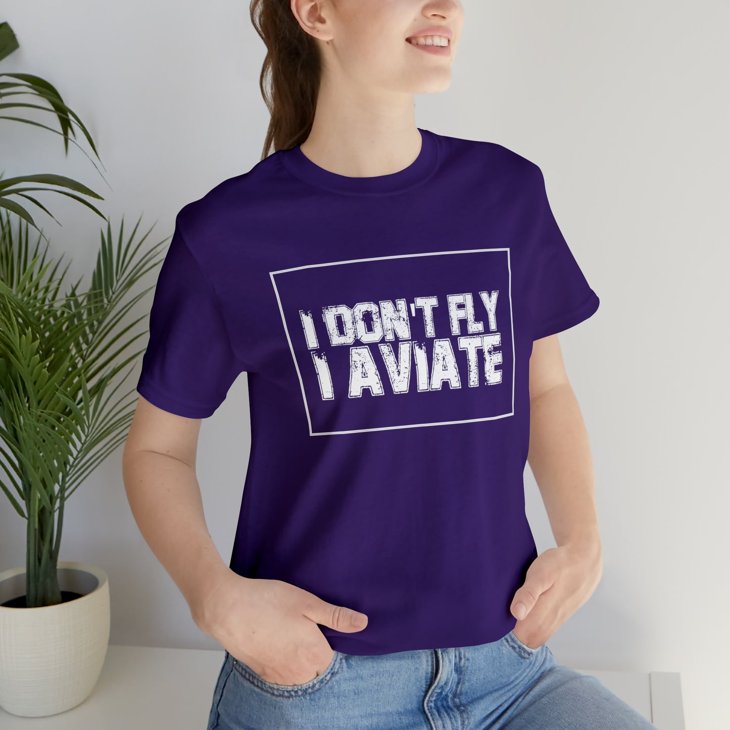 I Don't Fly I Aviate Shirt | Airplane Pilot Aviation T-Shirt