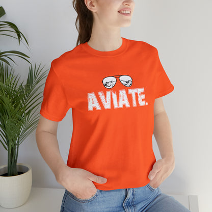 Airplane Pilot Aviate Glasses Shirt | Aviation T-Shirt